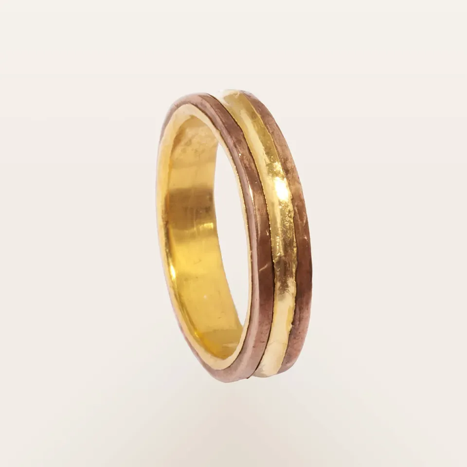 Alfredo Correnti Pura Bronzo Anello fascia bronzo