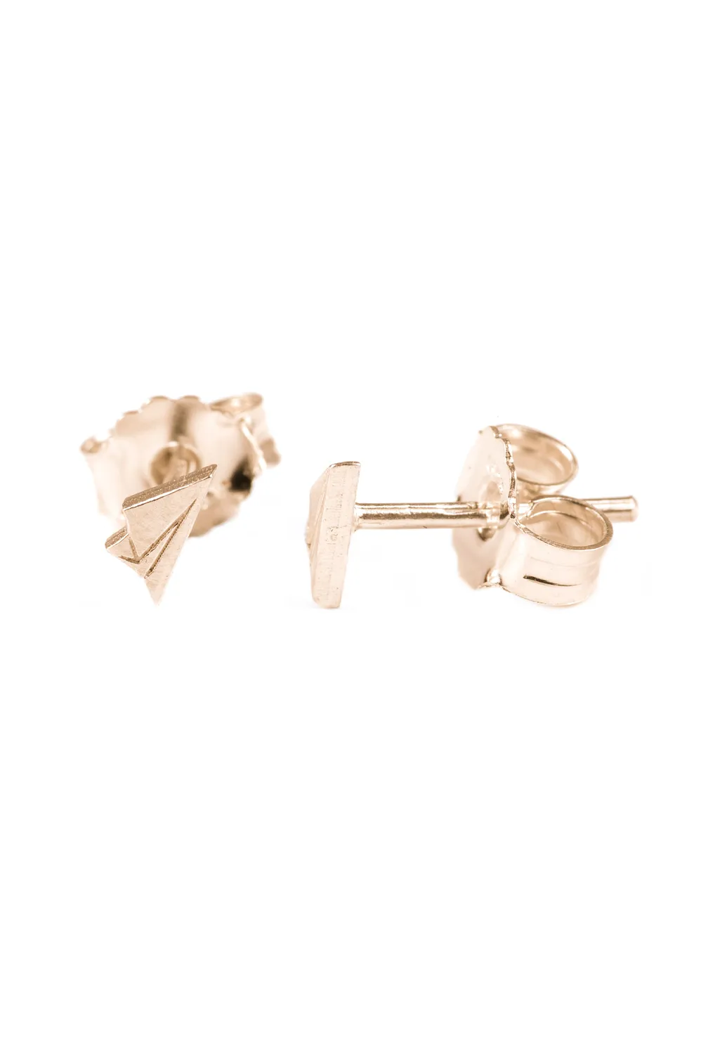 Flor Rubaja Jewelry Aeroplano mini orecchini oro 9ct