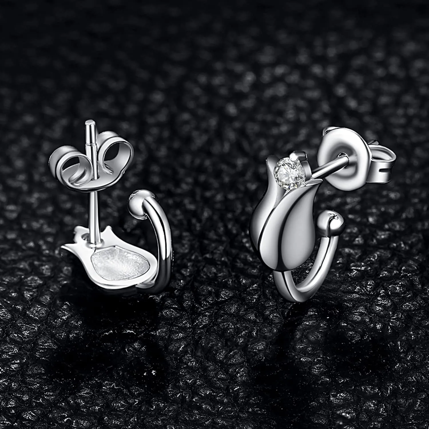 JewelryPalace Felicità Orecchini Argento 925 Mughetto Fiore