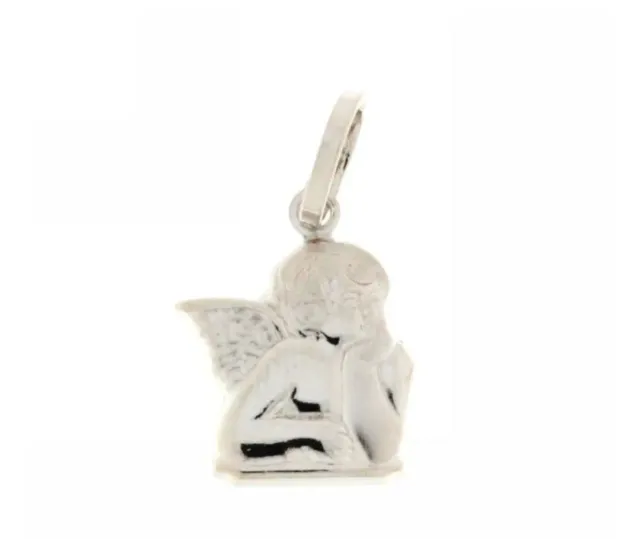 Gioielli Celiento Angelo ciondolo oro bianco 18kt