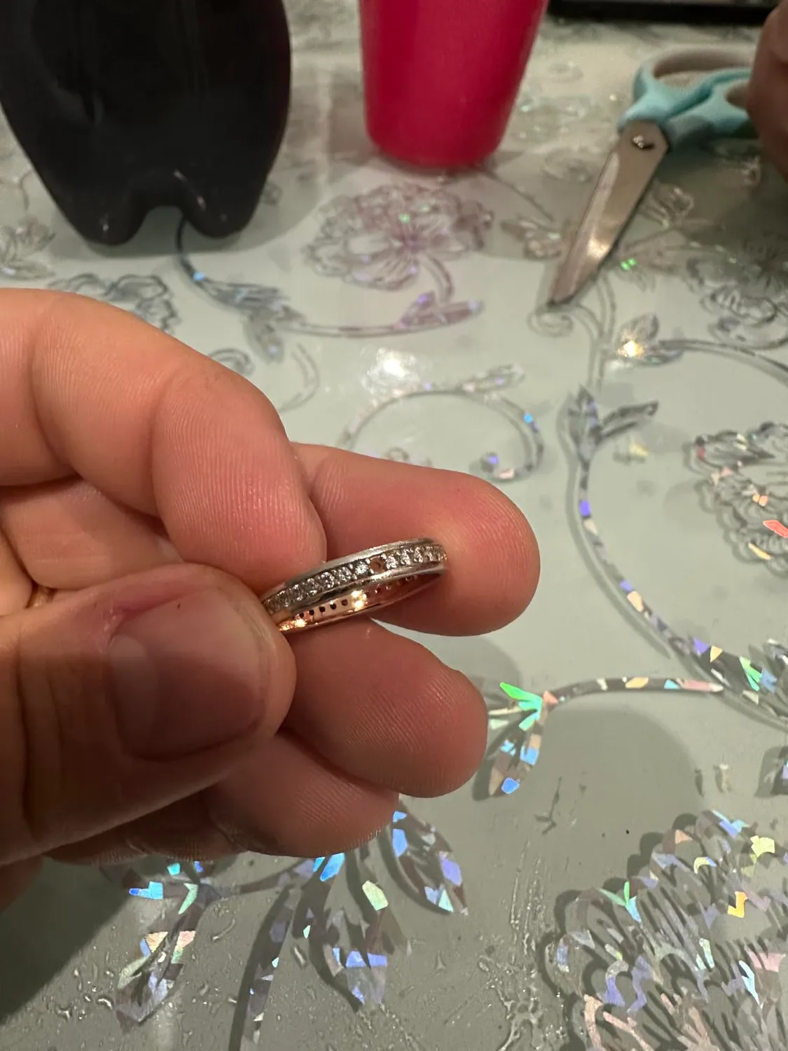 JewelryPalace Canale Set anello eternità argento zirconi