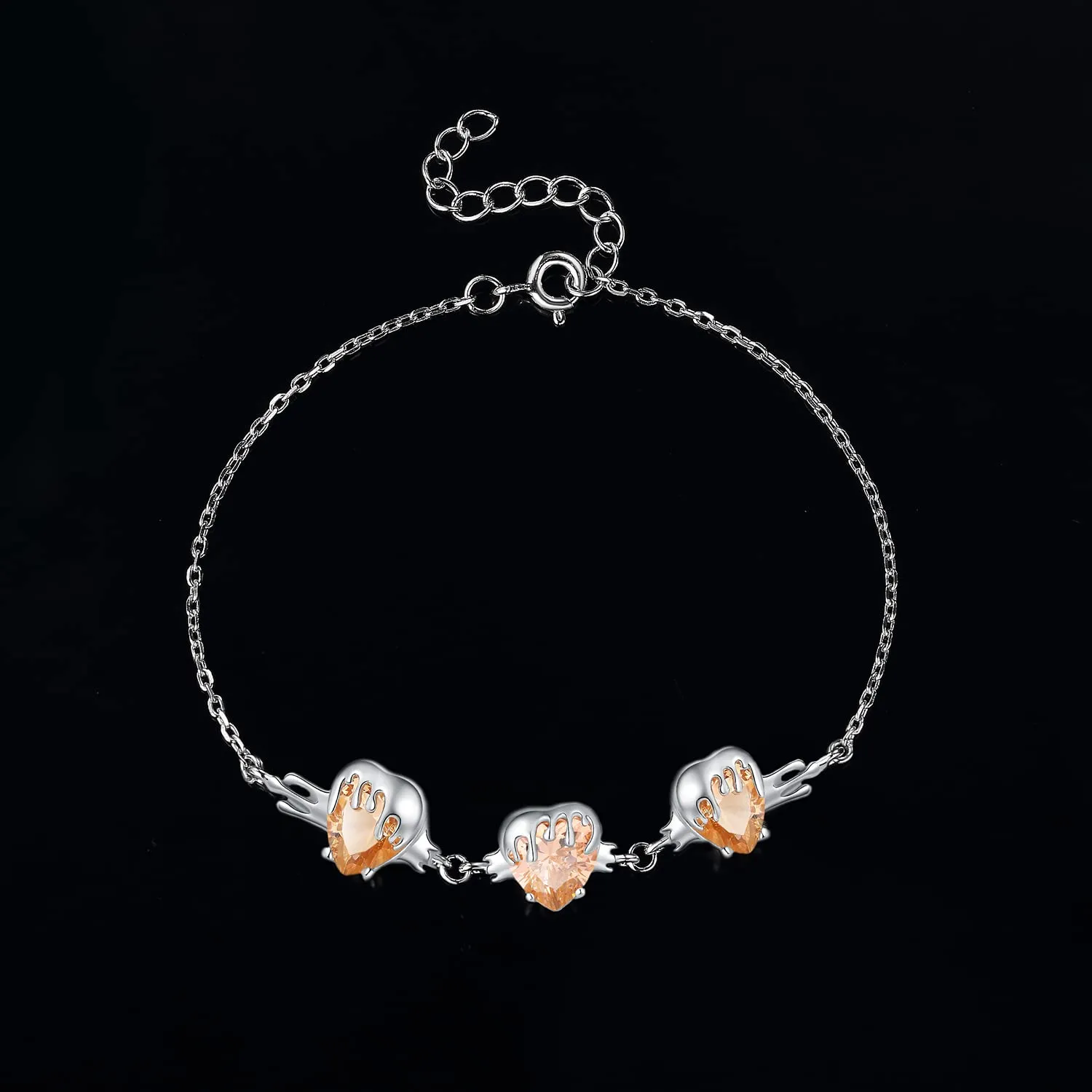 JewelryPalace Ape Cuore 9.2ct Bracciale Argento 925