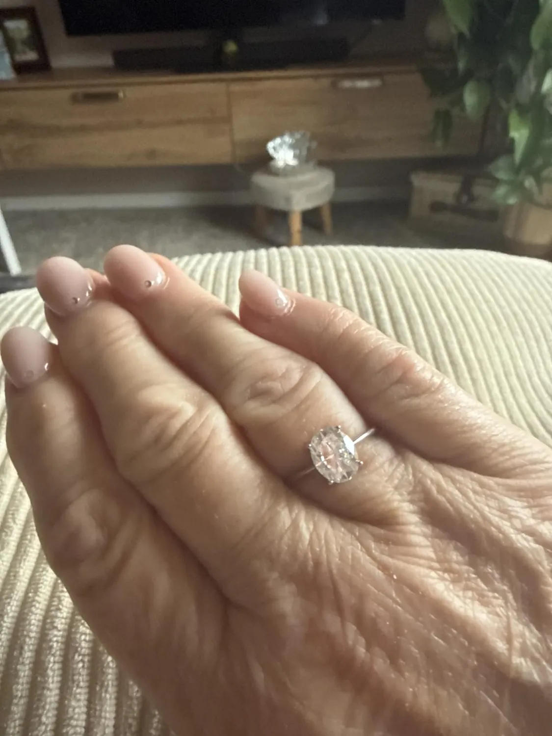 JewelryPalace Classico solitario anello argento moissanite 1ct