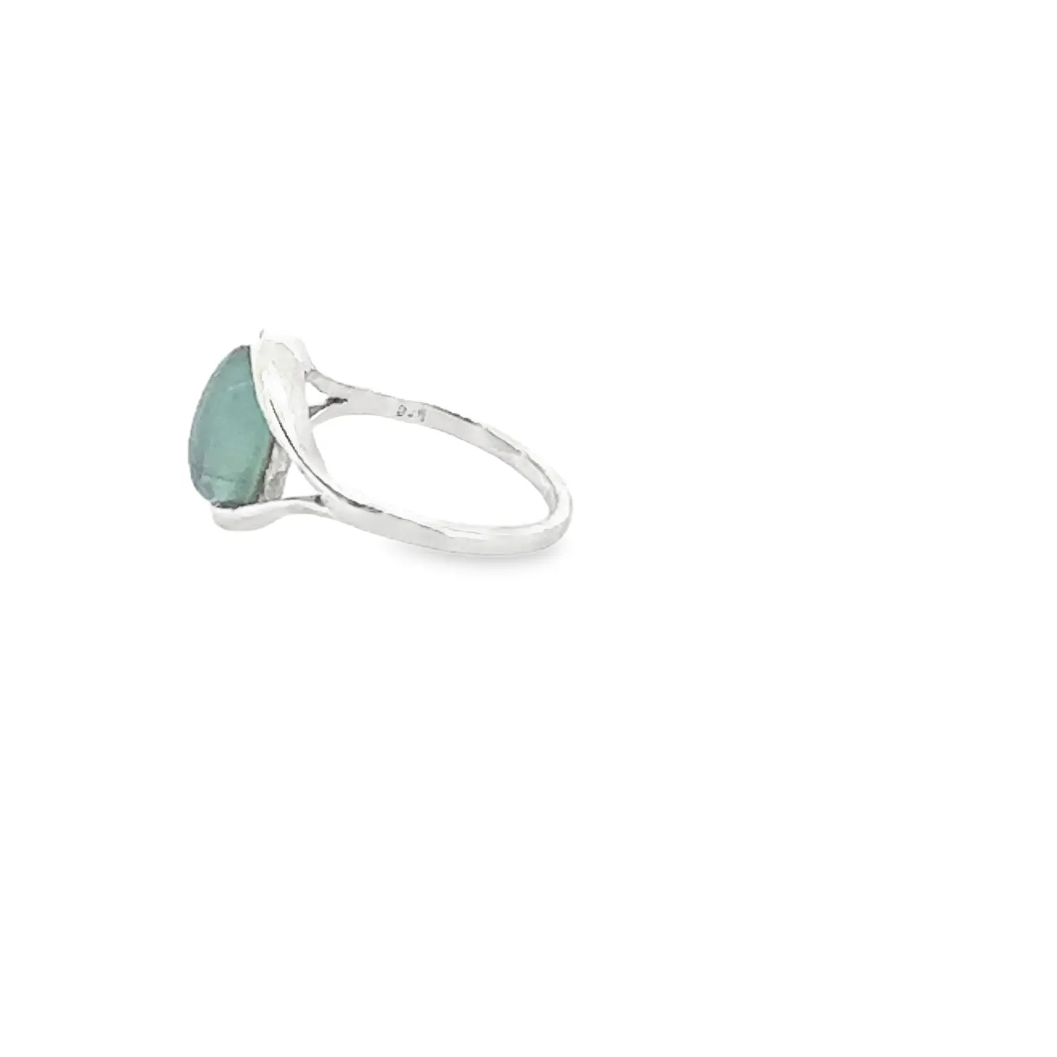 Victoria Jane Fluorite anello argento pietra azzurra