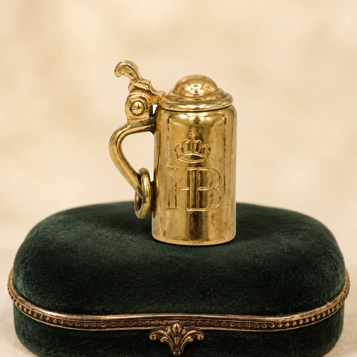 Victoria Jane Beer Stein ciondolo oro 9ct boccale charms