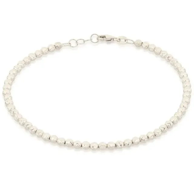 Gioielli Celiento bracciale sfere oro bianco 18kt