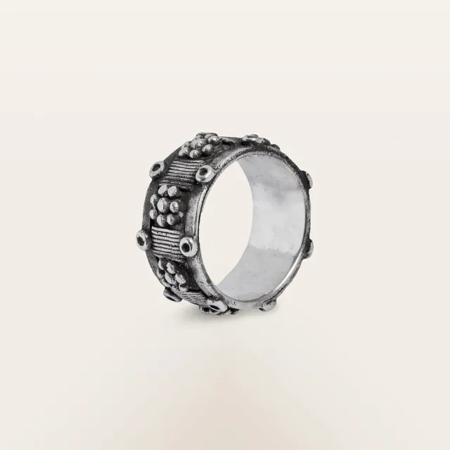 Alfredo Correnti Nesso Fascia anello argento liscio