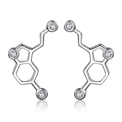 JewelryPalace Serotonina Orecchini Argento 925 Zirconia