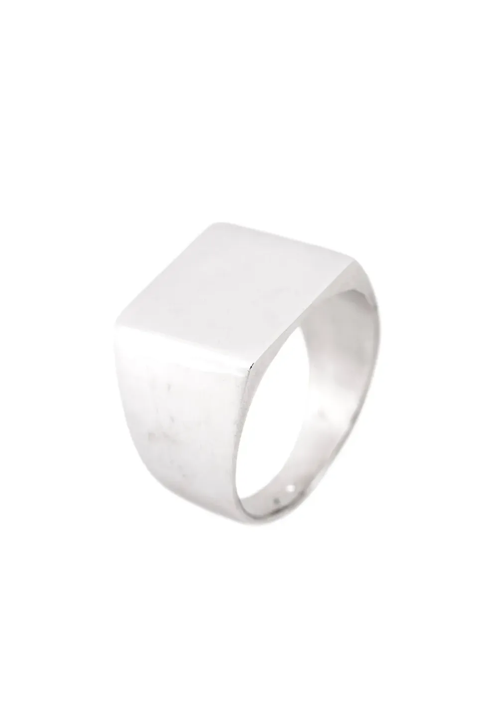 Flor Rubaja Rings Anello Scudo Quadrato argento misura 19