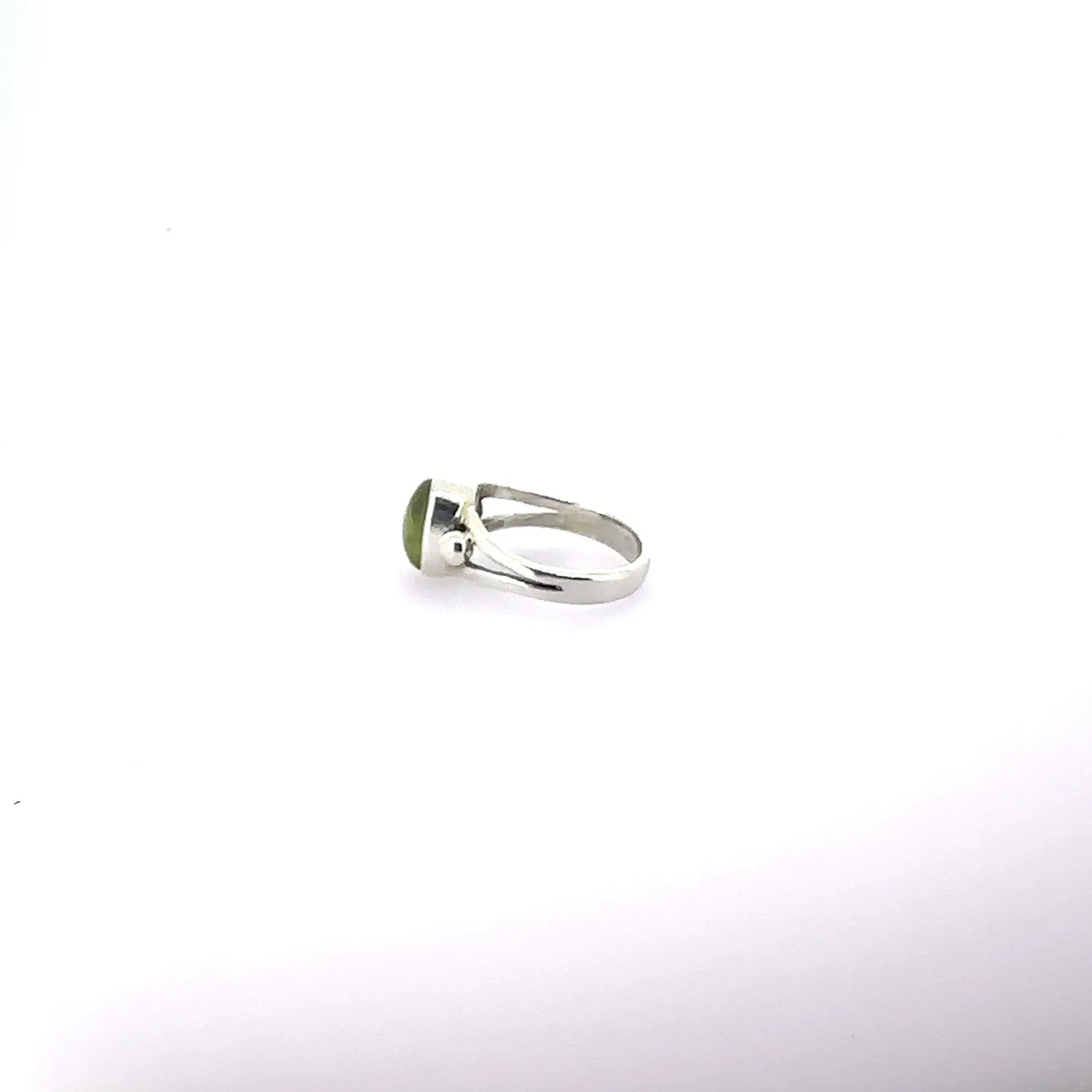 Victoria Jane Peridoto anello argento ovale verde