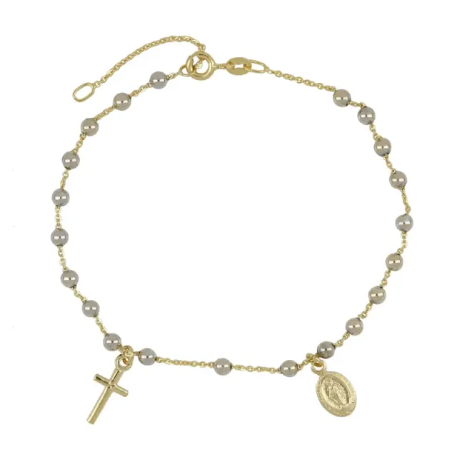 Gioielli Celiento Rosario bracciale oro unisex