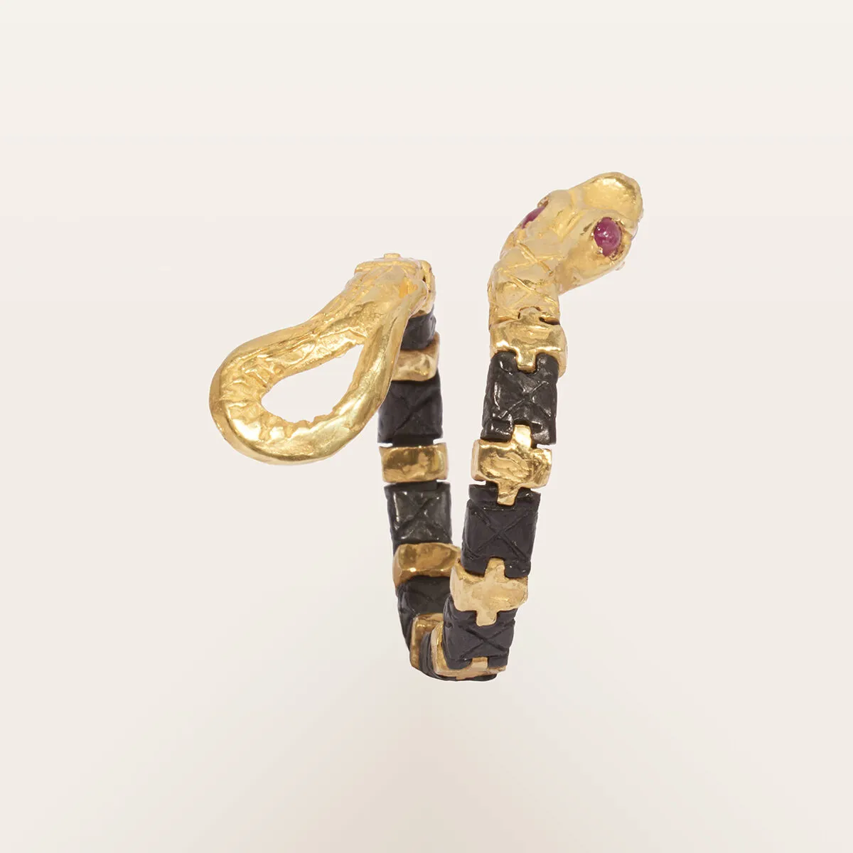 Alfredo Correnti 67 Anello Serpente oro avvolgente
