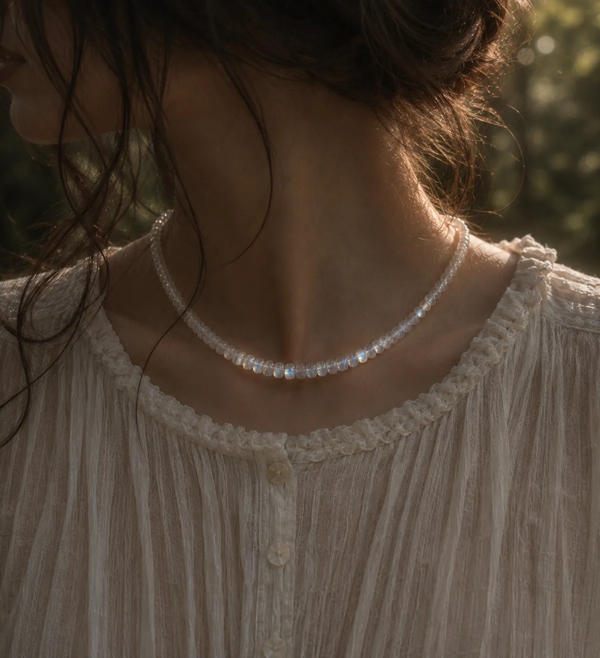 Victoria Jane Moonstone collana pietra di luna 43 cm