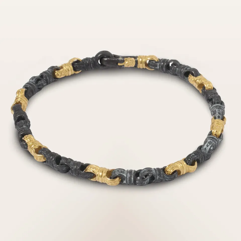 Alfredo Correnti I Classici Bracciale Anelli Intrecciati