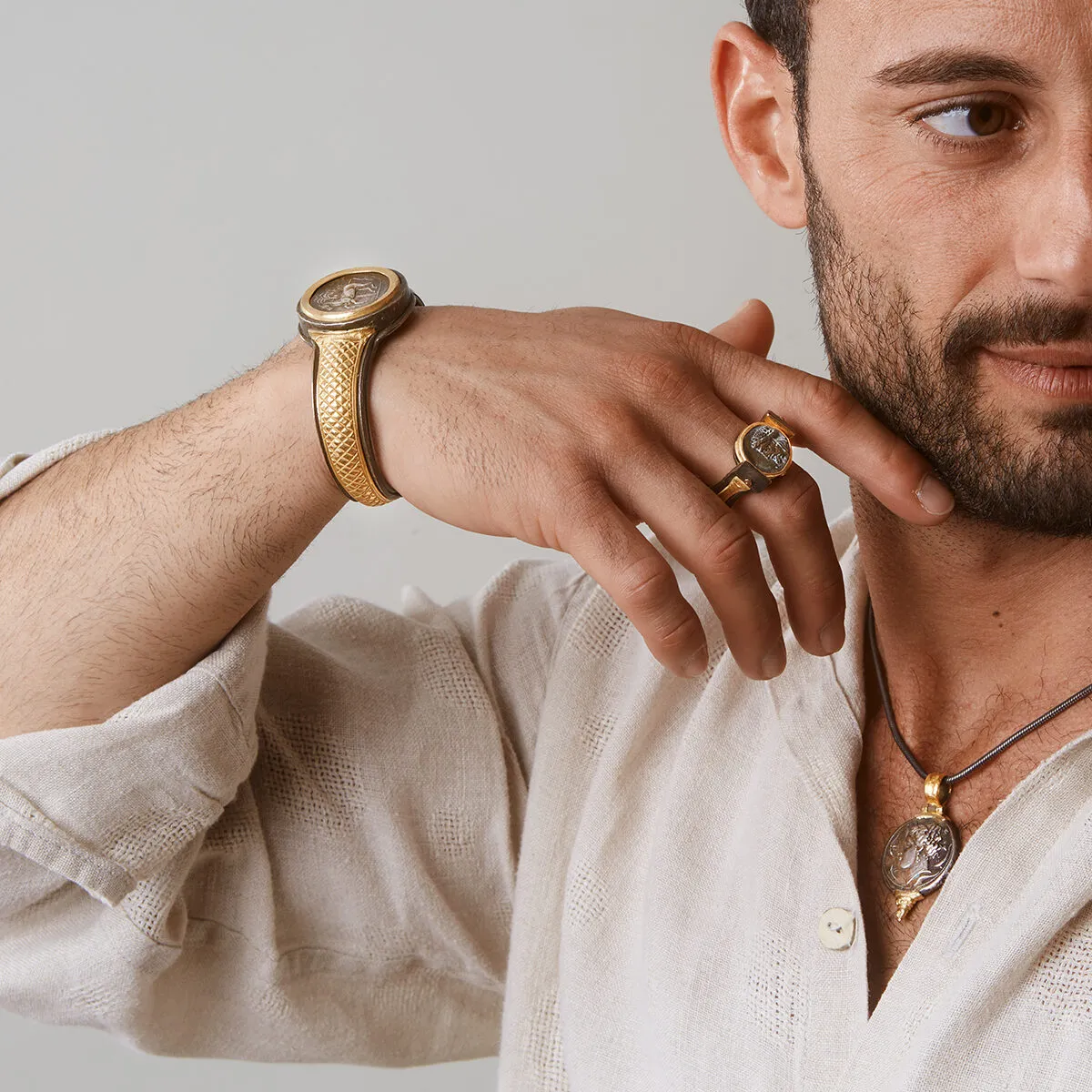 Alfredo Correnti Aeterna Equus Bracciale Uomo