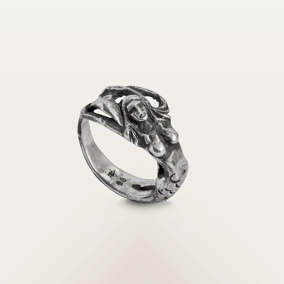Alfredo Correnti Nesso Sirena anello donna sottile