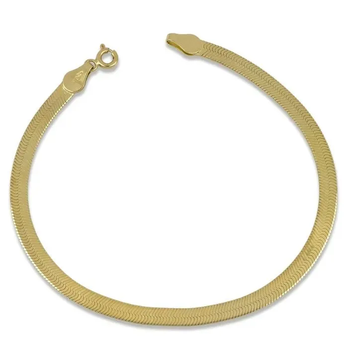 Gioielli Celiento bracciale piattina oro giallo 18kt