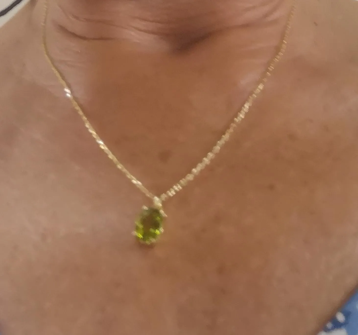 JewelryPalace Ovale collana argento citrino catena 45cm