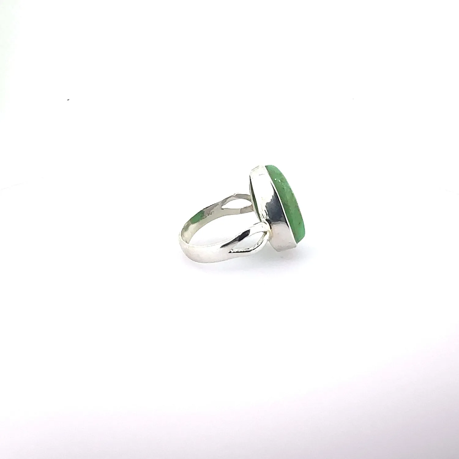 Victoria Jane anello crisoprasio goccia argento sterling