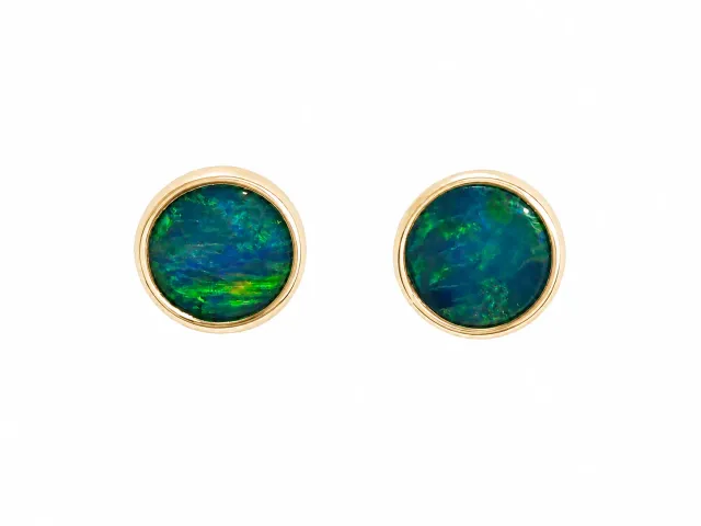 Victoria Jane Mother Earth Opal orecchini lobo oro 9ct