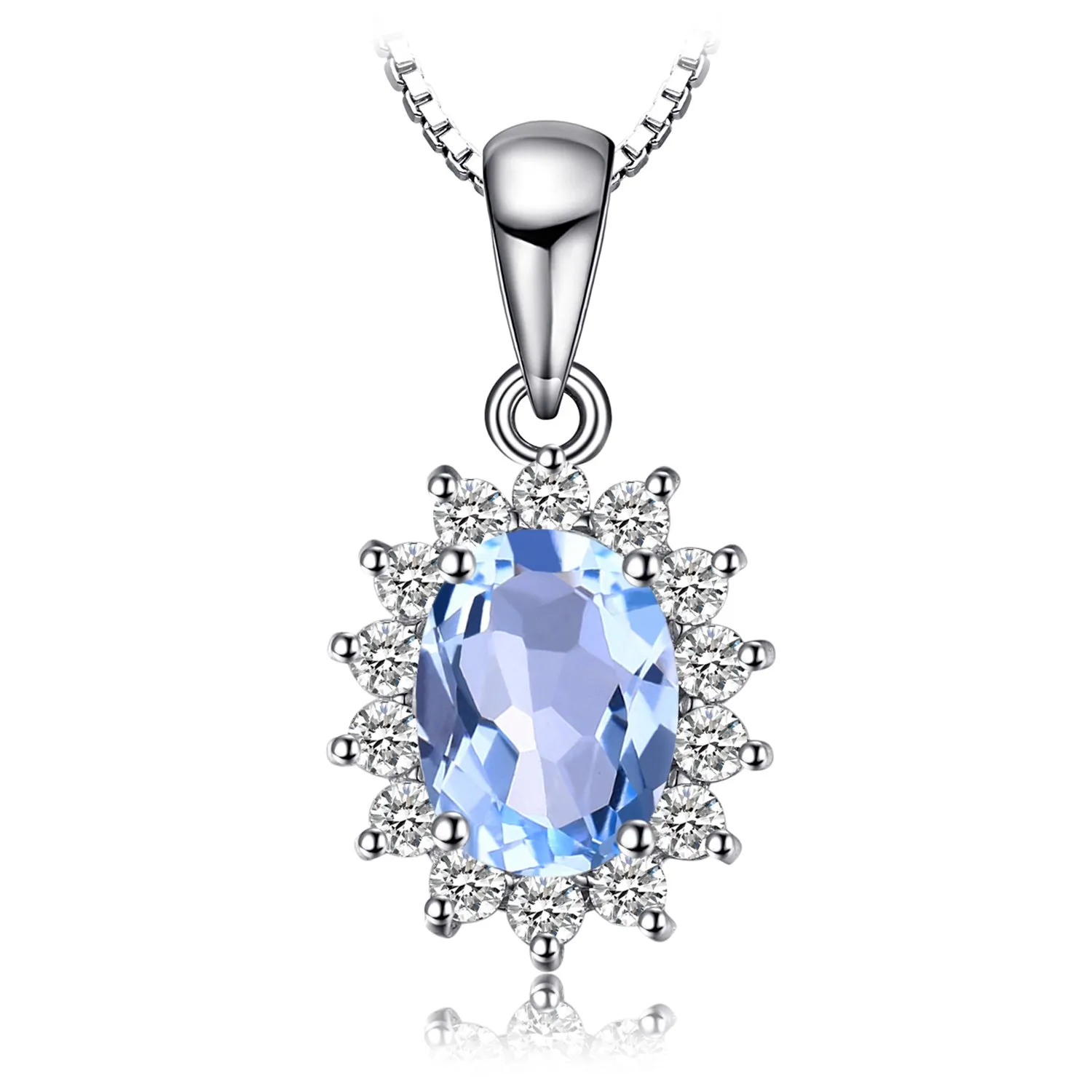 JewelryPalace Kate Middleton 08101 collana zaffiro argento
