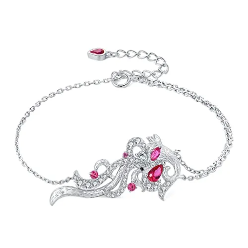 JewelryPalace Volpe Nove Code 1.09ct bracciale argento rubino