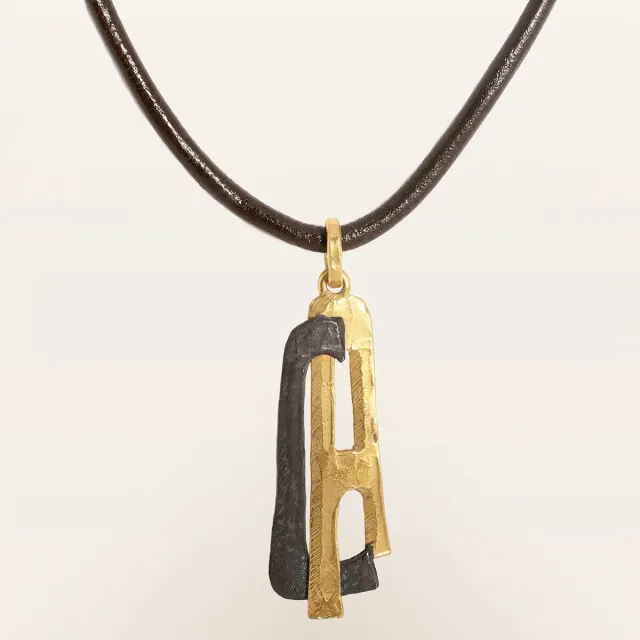 Alfredo Correnti Ego Oro e Argento Pendente