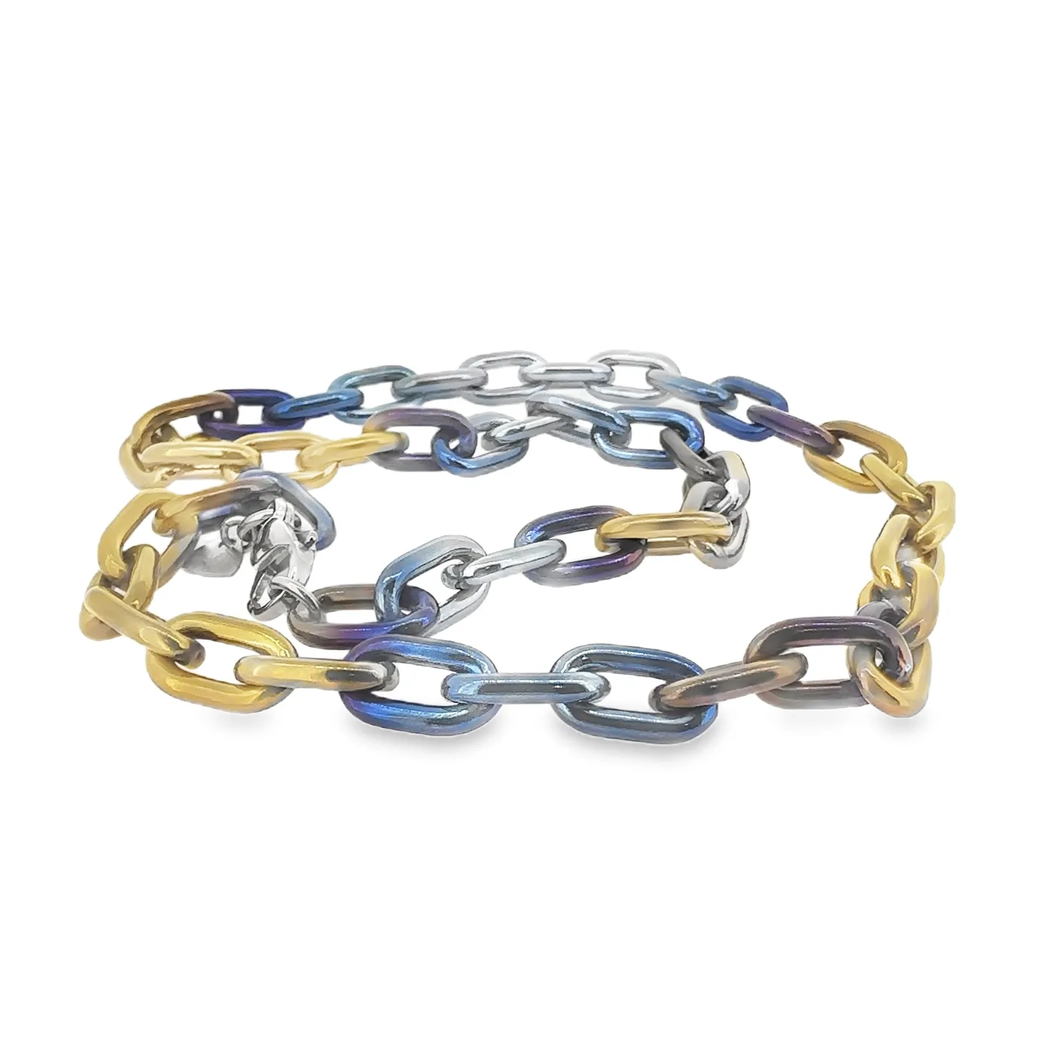 Victoria Jane Titanium collana catena denim 20 pollici