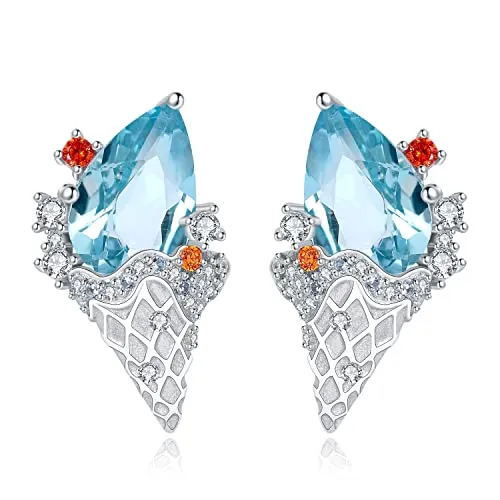 JewelryPalace Gelato 3.5ct Orecchini Argento Topazio