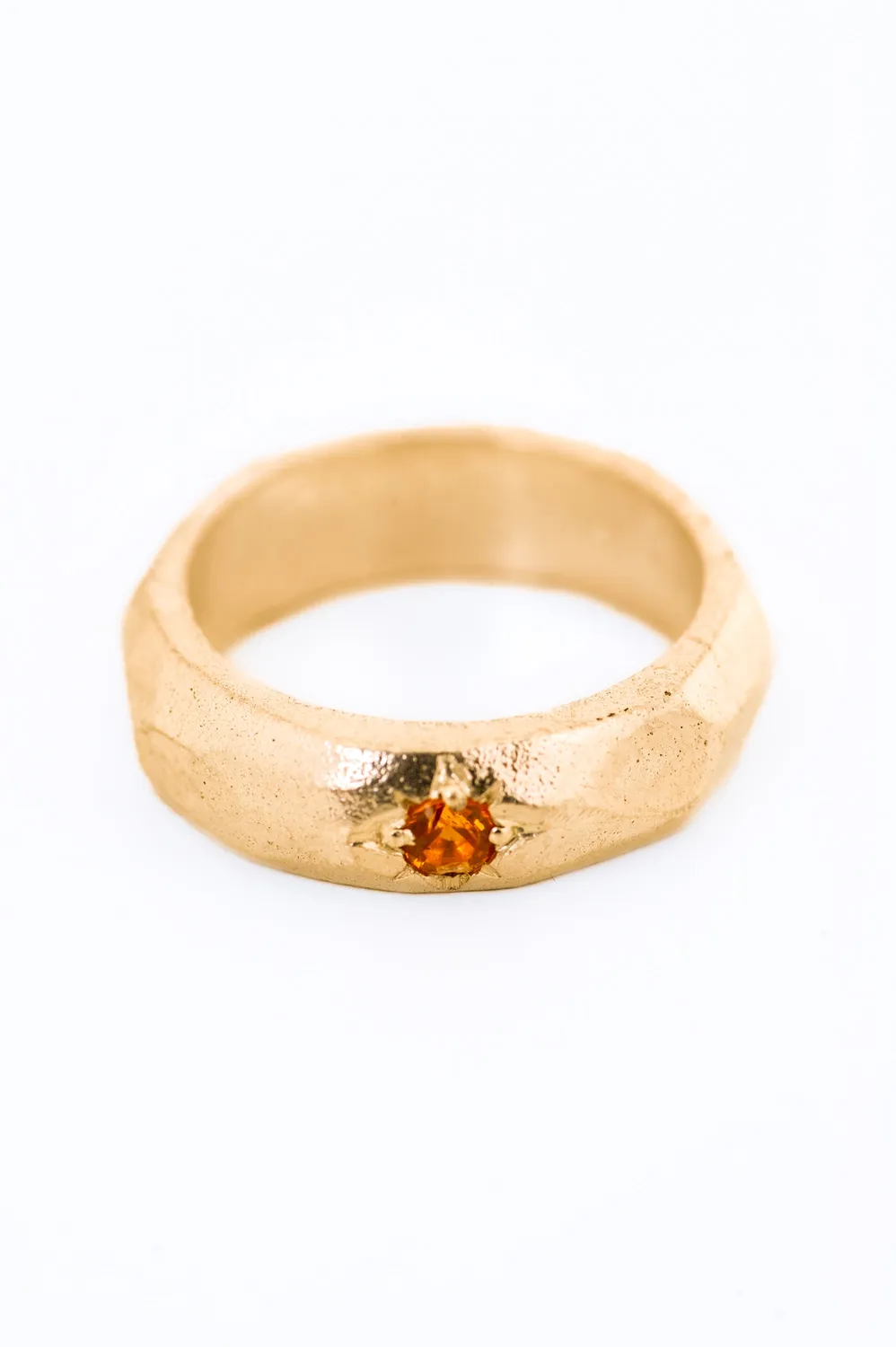 Flor Rubaja Jewelry Little Spark solitario placcato oro