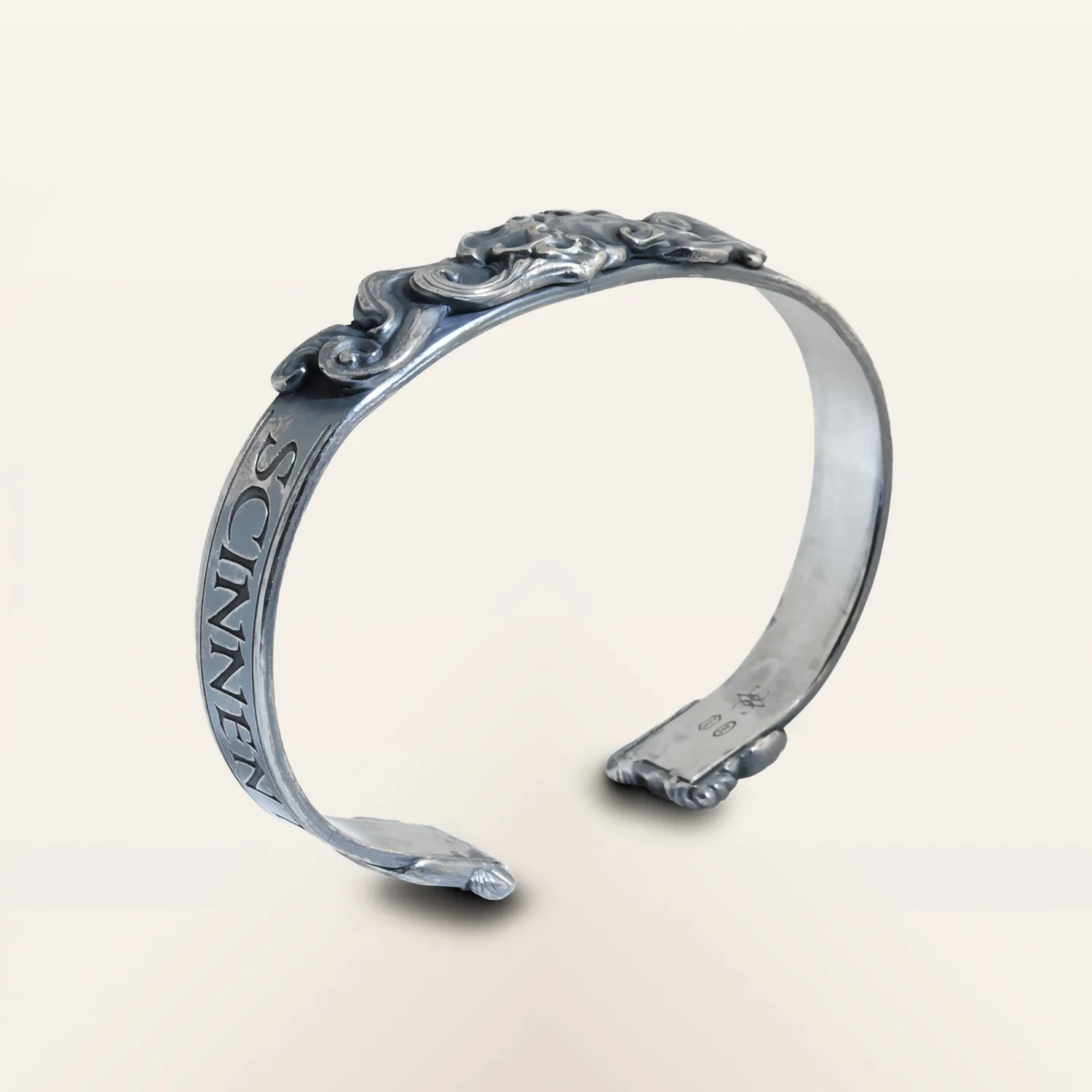 Alfredo Correnti Peloro Onde bracciale artigianale