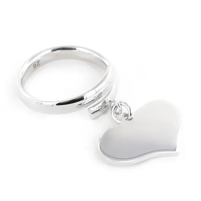 Gioielli Celiento anello cuore argento 925 regolabile donna