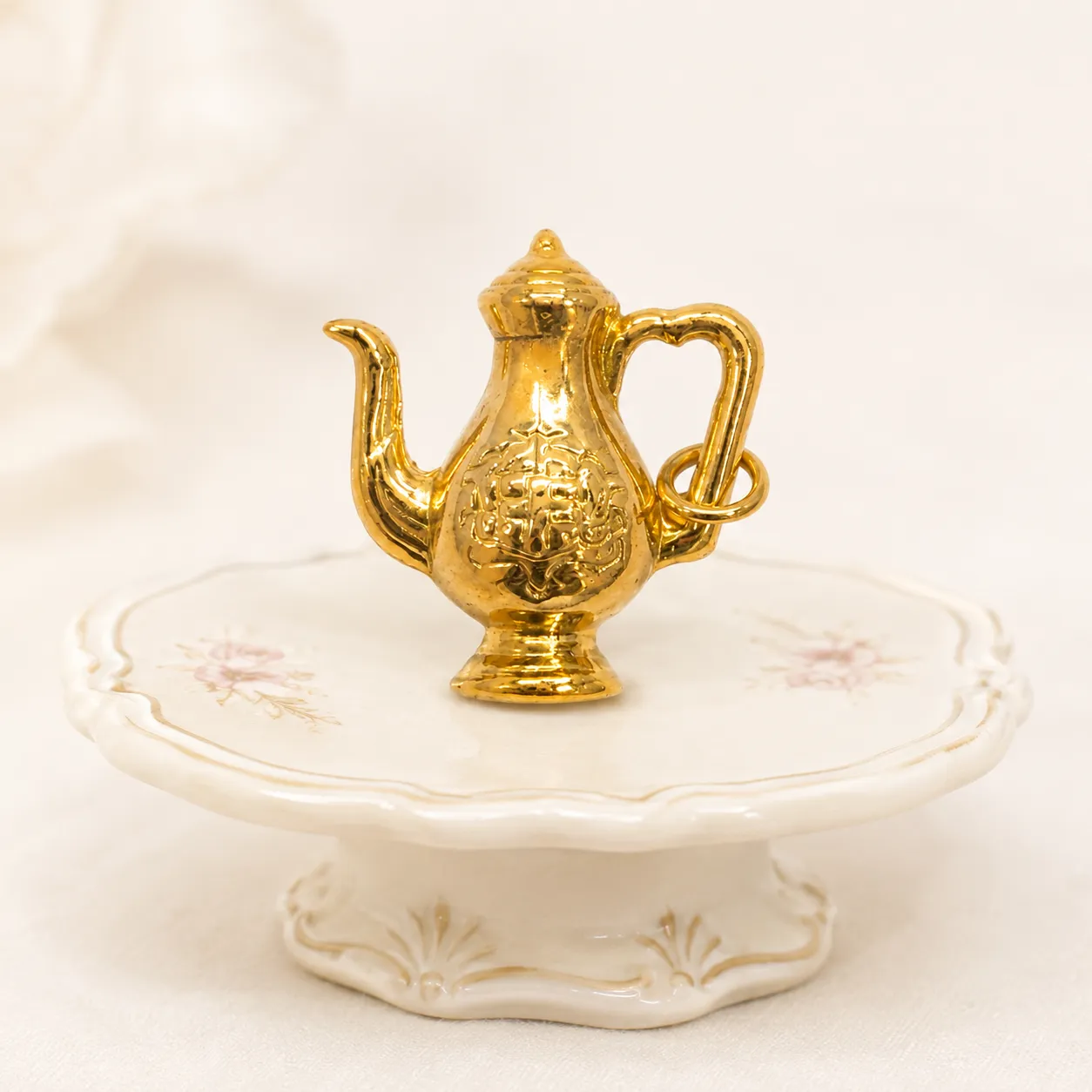 Victoria Jane Teapot ciondolo oro 9ct