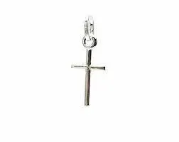 Gioielli Celiento Croce Mini ciondolo oro bianco 18kt