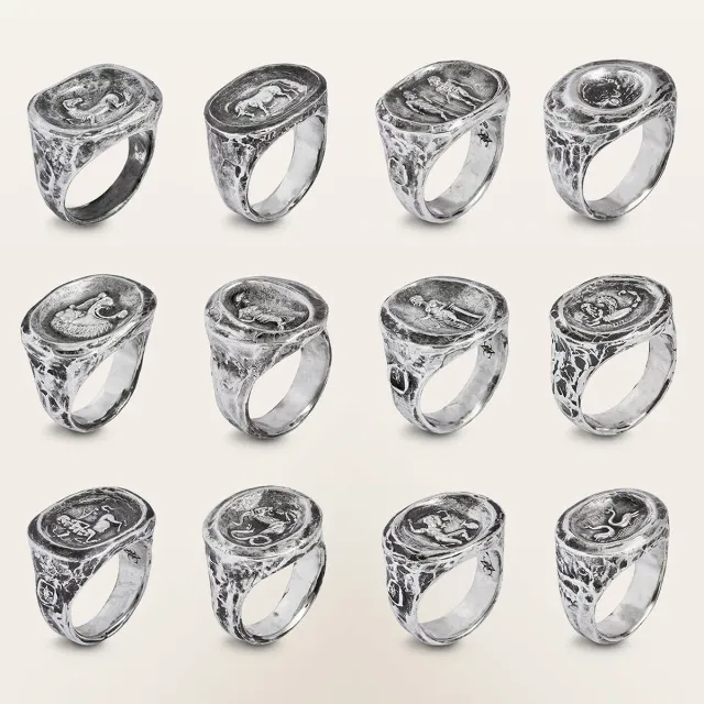 Alfredo Correnti Nesso Zodiaco Grandi anello segno