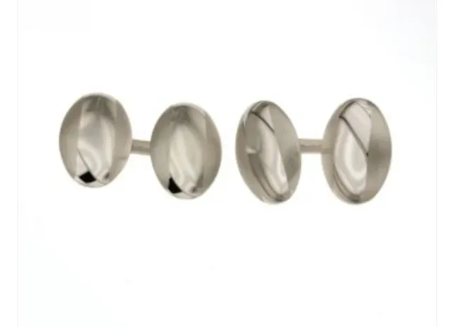 Gioielli Celiento gemelli lastra gemelli oro bianco 18kt