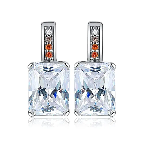 JewelryPalace Gioco 5.8ct orecchini argento zirconia arancione