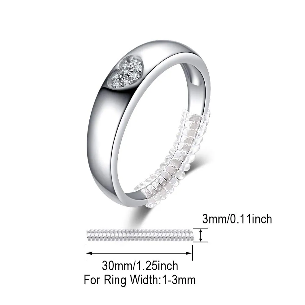 JewelryPalace Amore Cuore anello zirconia misura 14.5