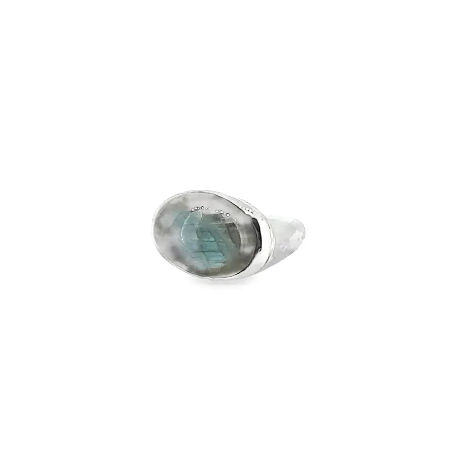 Victoria Jane Labradorite anello argento massiccio labradorite