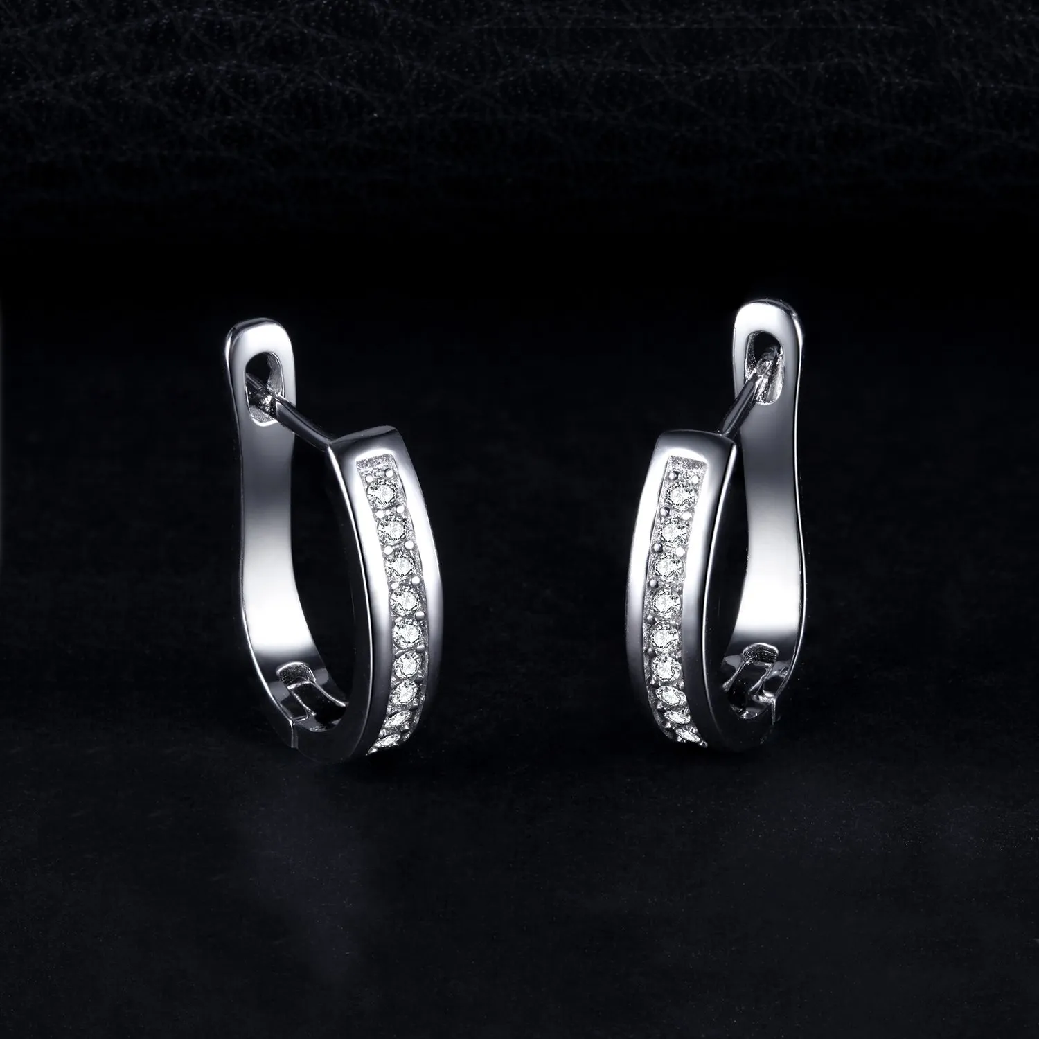 JewelryPalace Hoop orecchini a cerchio argento zirconia