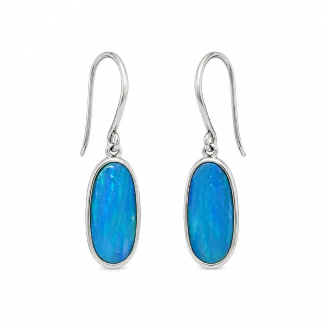Victoria Jane Ocean Abyss orecchini pendenti opale blu
