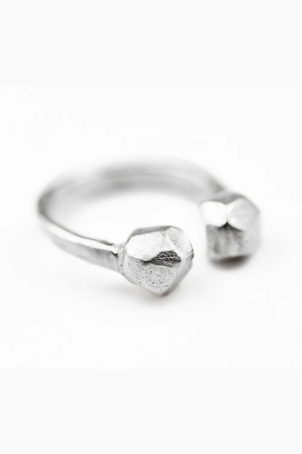 Flor Rubaja Essentials Palline anello argento regolabile