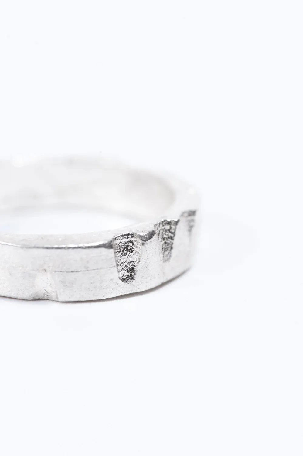 Flor Rubaja Rings Anello centrale dentellato argento 925