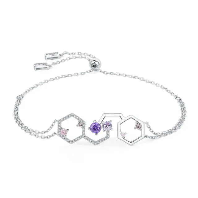 JewelryPalace Serotonina 0.9ct bracciale argento zirconia