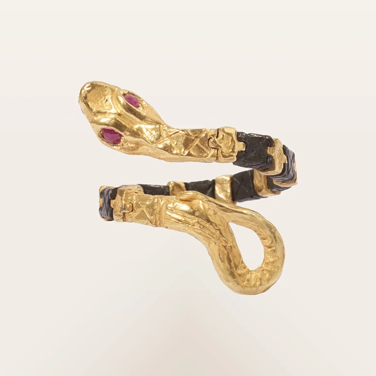 Alfredo Correnti 67 Anello Serpente oro avvolgente