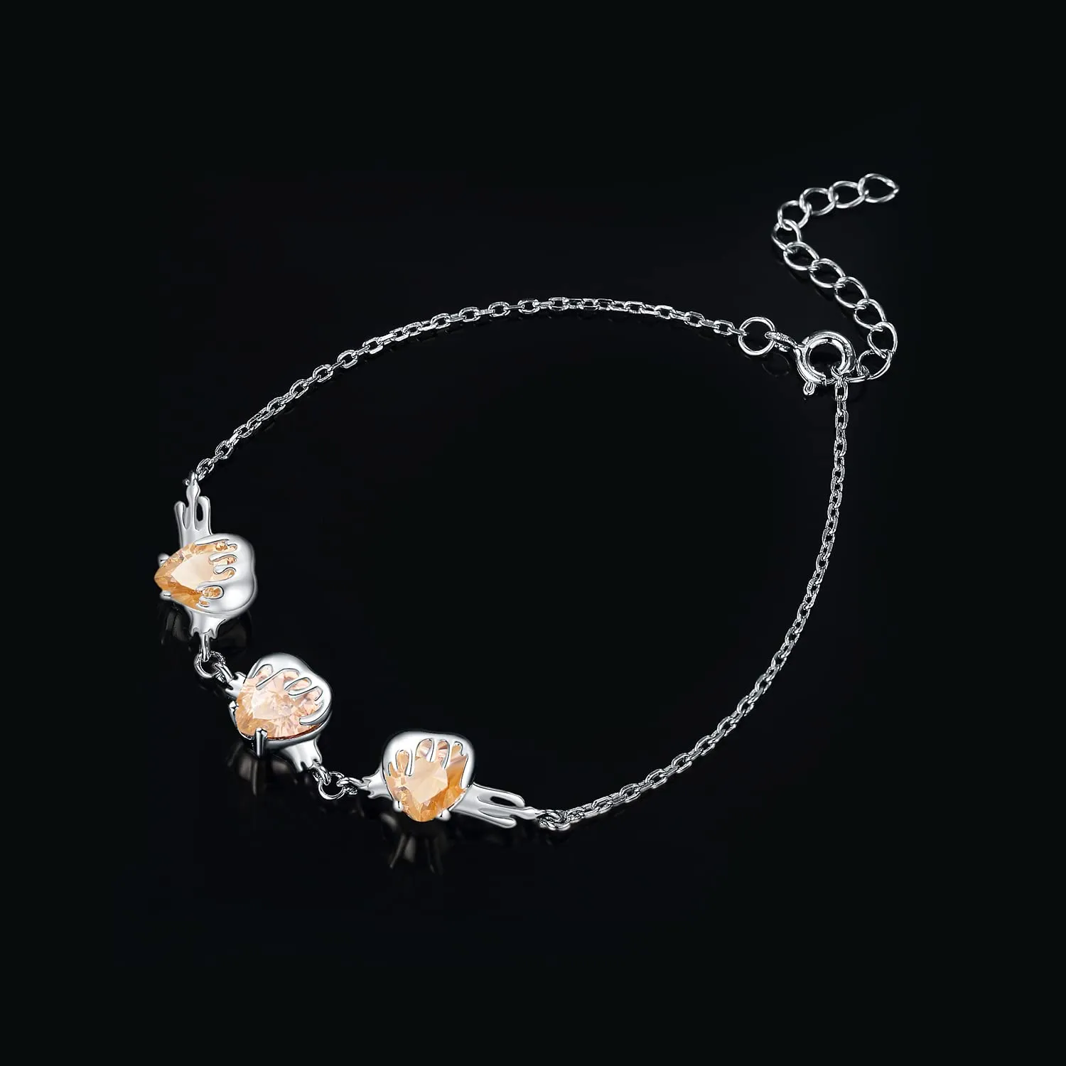 JewelryPalace Ape Cuore 9.2ct Bracciale Argento 925