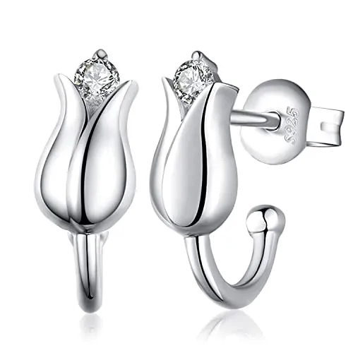 JewelryPalace Felicità Orecchini Argento 925 Mughetto Fiore