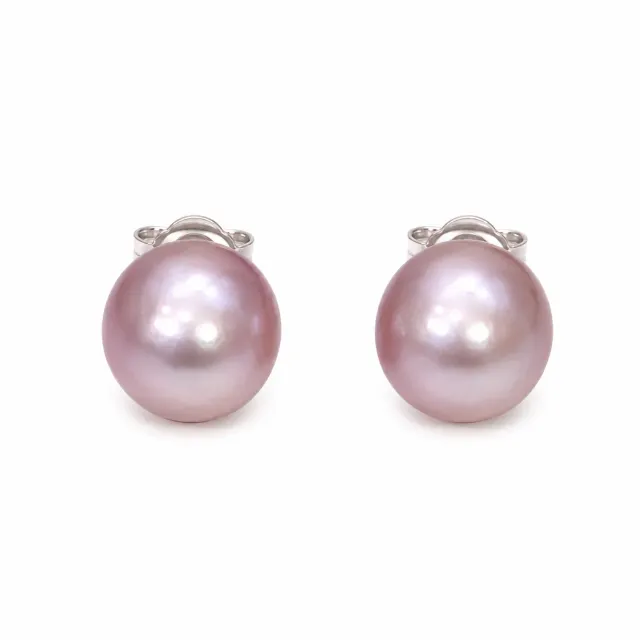 Victoria Jane Freshwater Pink Pearl orecchini perle rosa argento