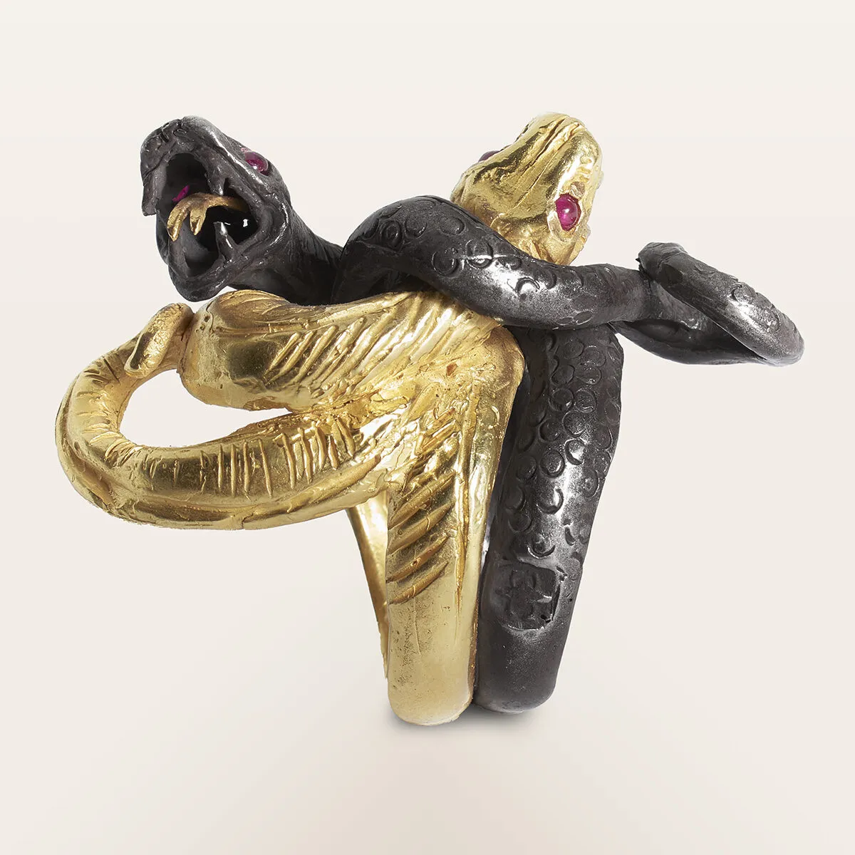 Alfredo Correnti Spira anello Machia in oro misura anulare