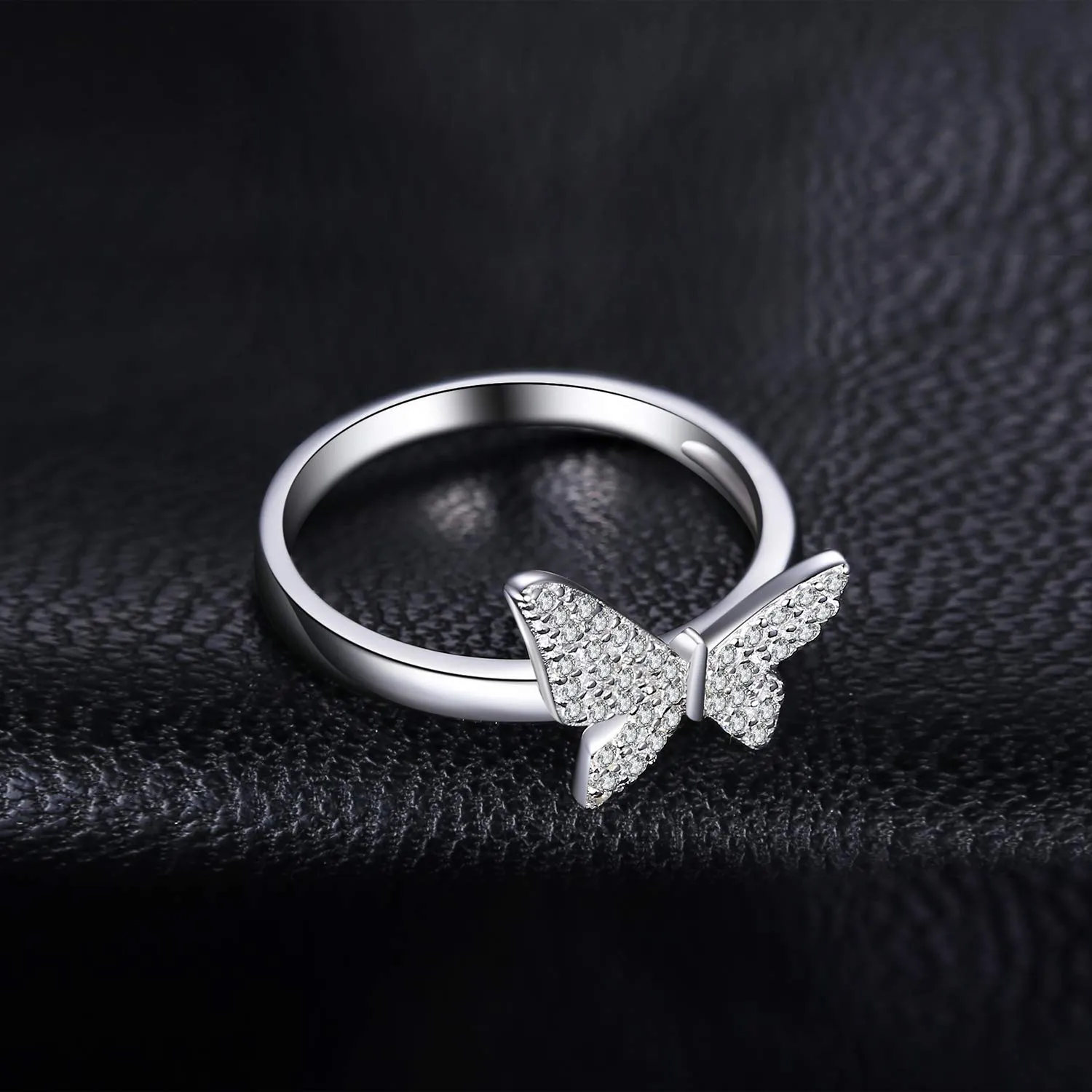 JewelryPalace Anello Farfalla Zirconia Argento 925 Promessa